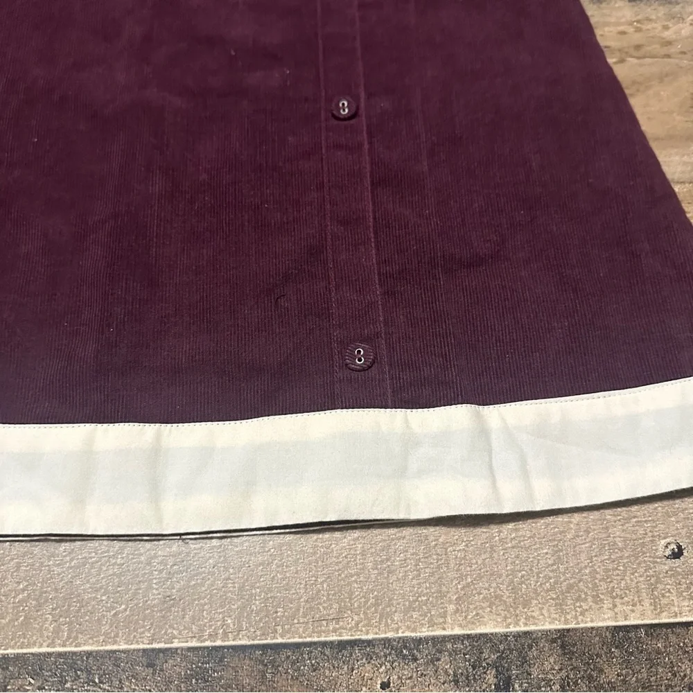 Little Green Radicals Plum Button Down Dress
